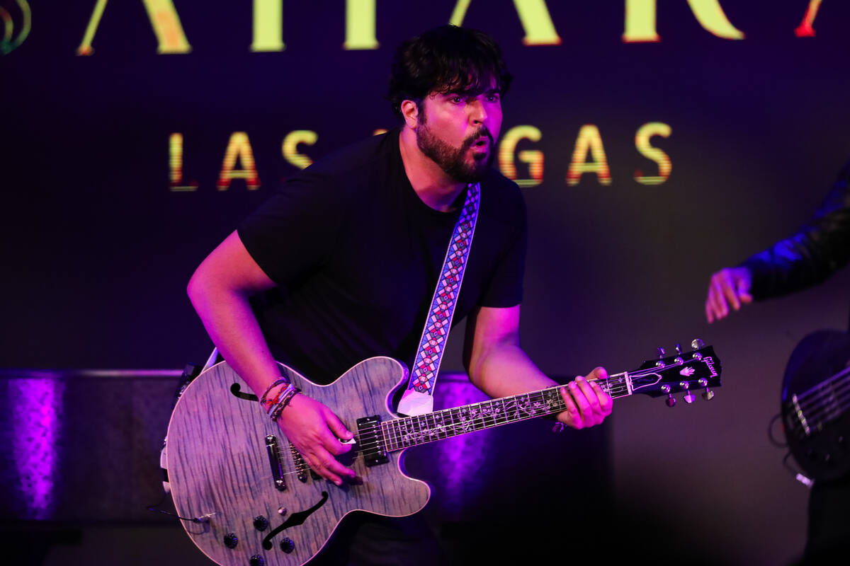 Frankie Moreno switches back and forth between the piano and the guitar during his show, The Ki ...