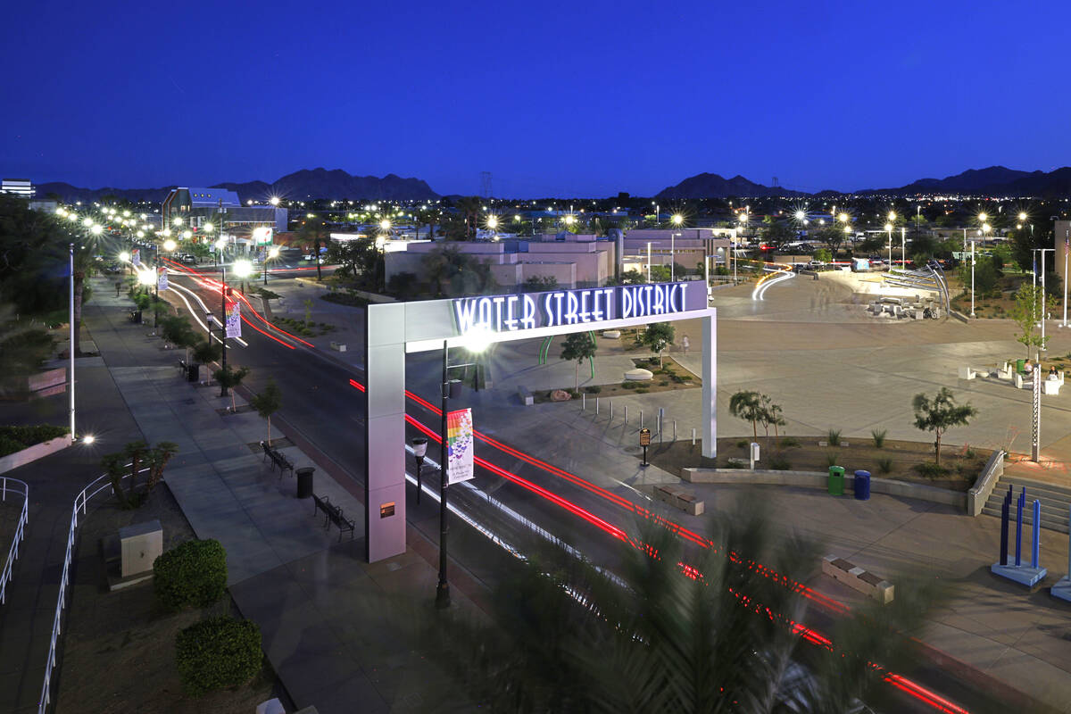 Water Street District is seen, Thursday, June 8, 2023, in Henderson. (Chitose Suzuki/Las Vegas ...