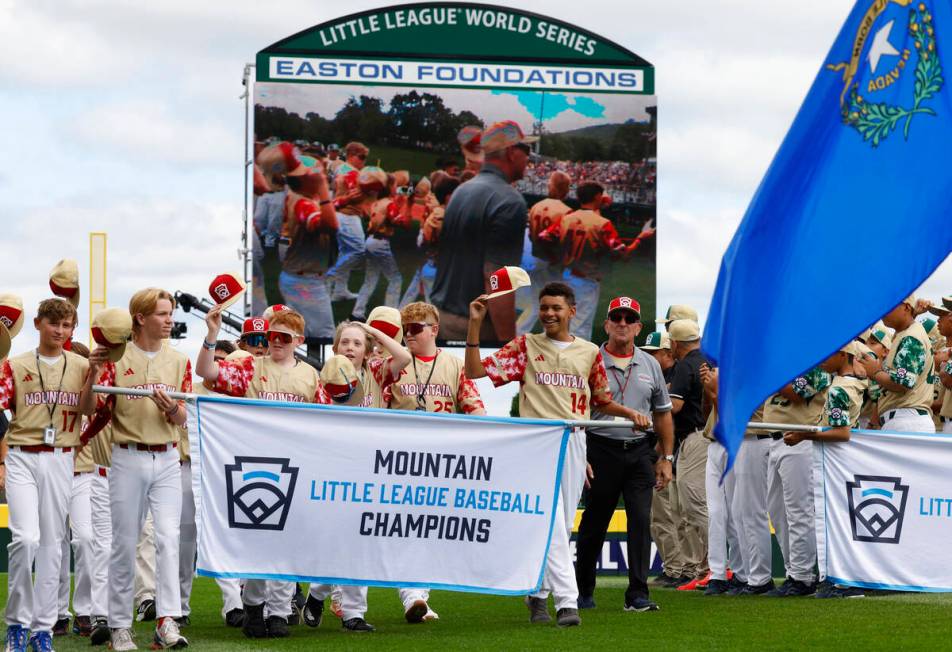 The Henderson All-Stars participate in the Little League World Series Opening Ceremonies in Sou ...