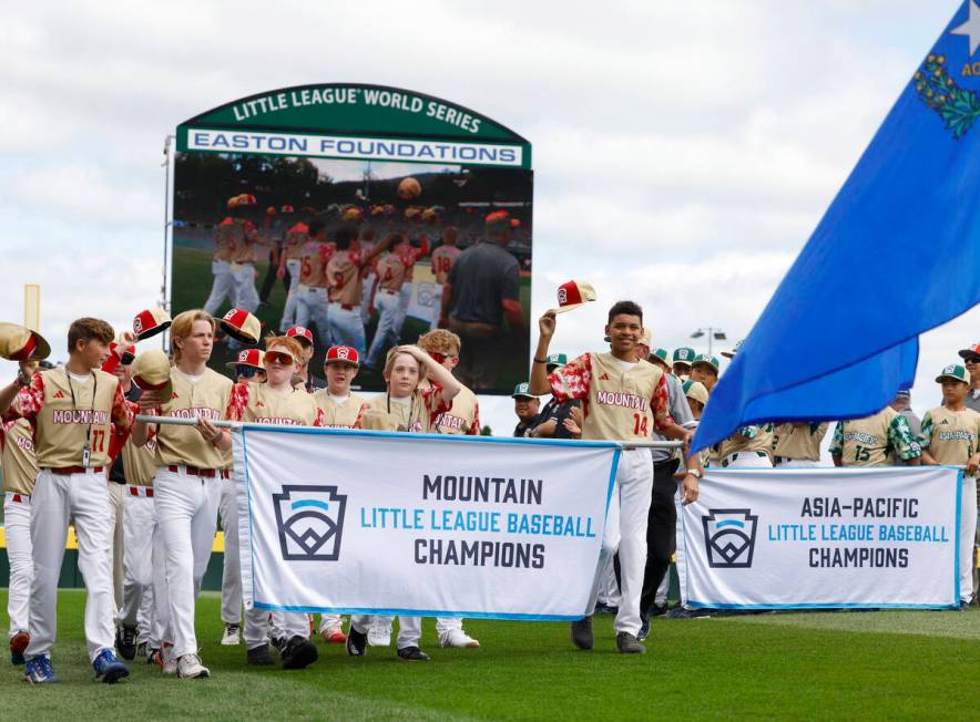 The Henderson All-Stars participate in the Little League World Series Opening Ceremonies in Sou ...