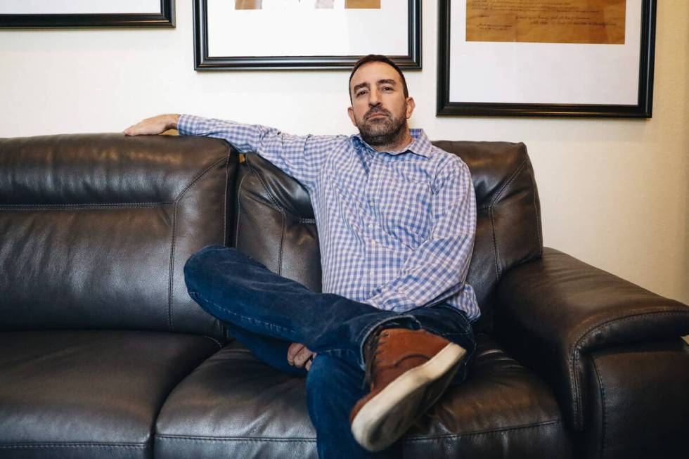 Joseph Maridon, an attorney who specializes in traffic violations, poses for a portrait at his ...