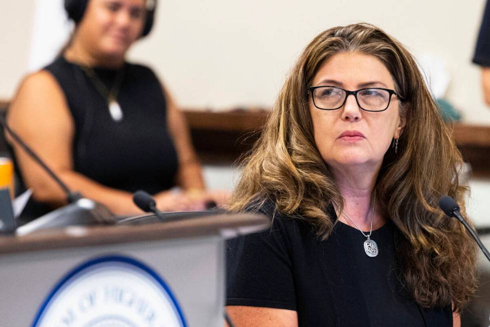 Patricia “Patty” Charlton attends the Nevada System of Higher Education's Board o ...