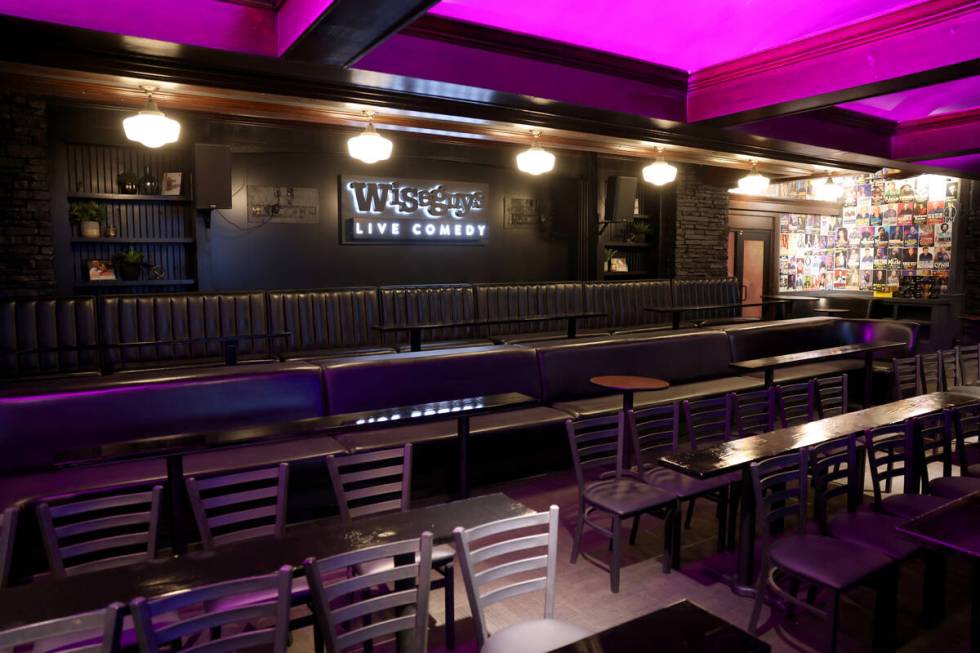 Wiseguys comedy club at Town Square in Las Vegas is shown Monday, Aug. 28, 2023. The second Las ...