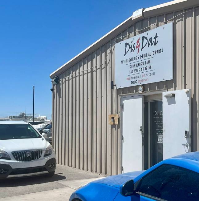 Dis & Dat Auto Recycling is located in northeast Las Vegas at 2635 Bledsoe Lane. (Dis & Dat Aut ...