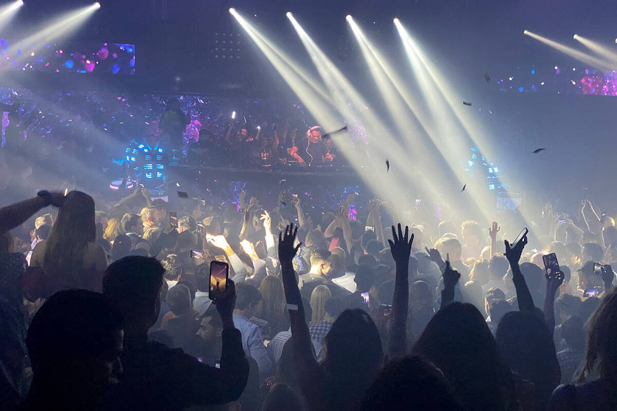 Tiesto performs for CES conventioneers and clubgoers during the DreamlandXR Closing Night Party ...