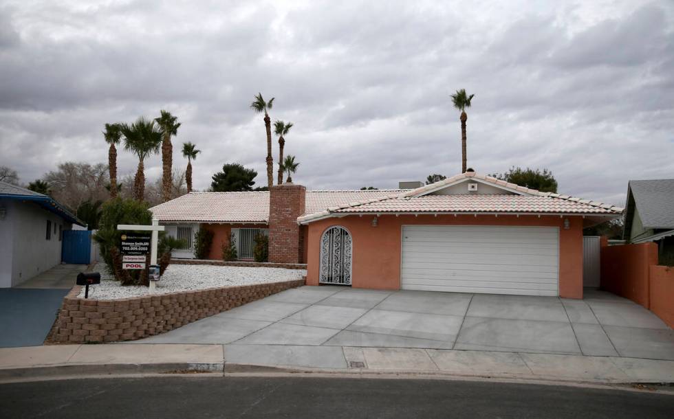This Jan. 14, 2019 photo shows the former home of Las Vegas mobster Tony "The Ant" Spilotro in ...
