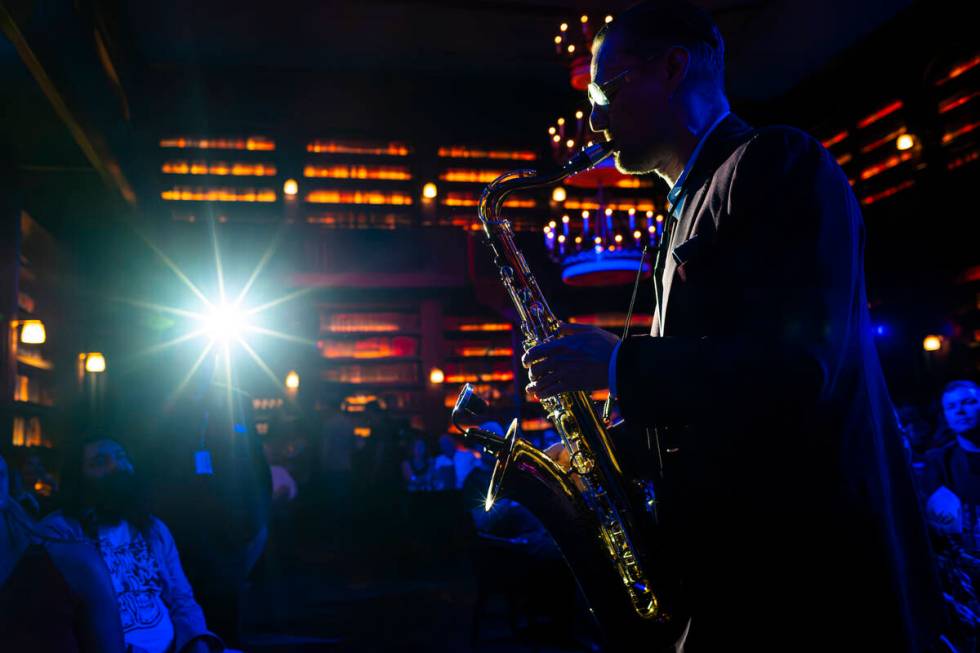 Steve Kortyka plays saxophone in Brian Newman’s "After Dark" show at NoMad Lib ...