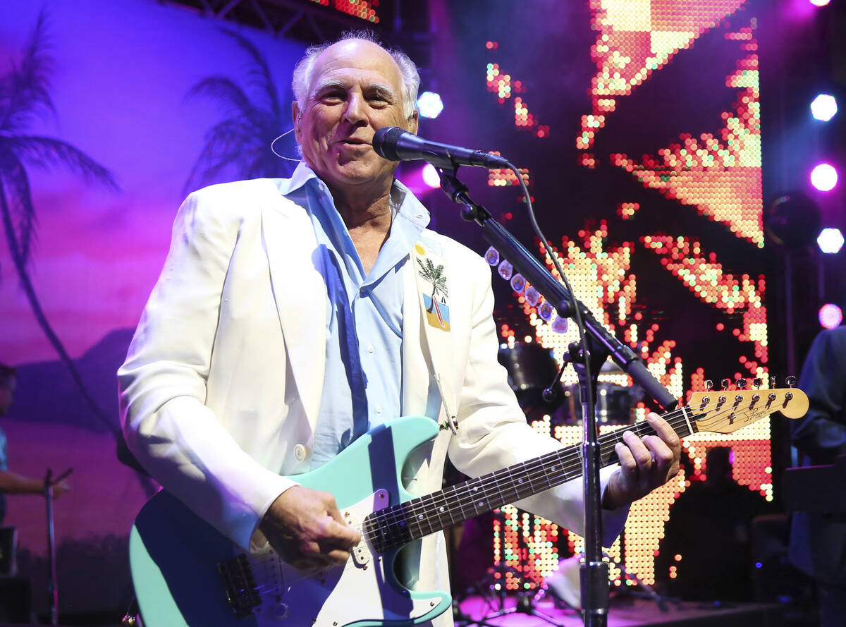 FILE - Jimmy Buffett performs at the after party for the premiere of "Jurassic World" in Los An ...