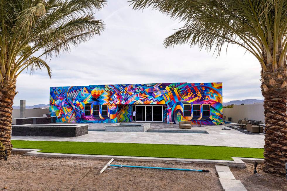 Marketing CEO Brandon Bowsky owns a home that he had a mural painted on its east and north faci ...