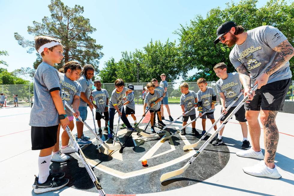 Summerlin Kenny Brooks, hockey director at Las Vegas Ice Center and varsity hockey coach at Bi ...