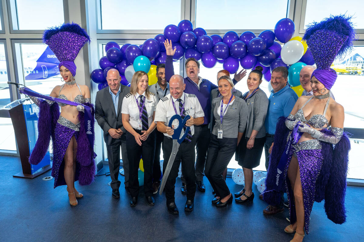 The ribbon is cut as Avelo Airlines kicks off four new nonstop destinations and makes Las Vegas ...