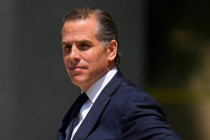 FILE - President Joe Biden's son Hunter Biden leaves after a court appearance, Wednesday, July ...