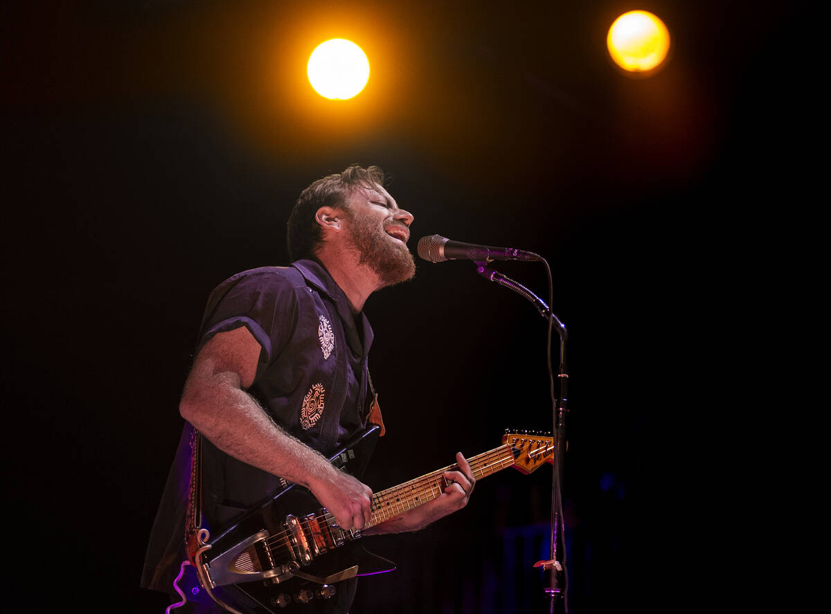 The Black Keys Dan Auerbach performs on the Downtown Stage during the second day of Life is Be ...