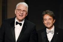 Steve Martin, left, and Martin Short appear at the 45th AFI Life Achievement Award Tribute to D ...