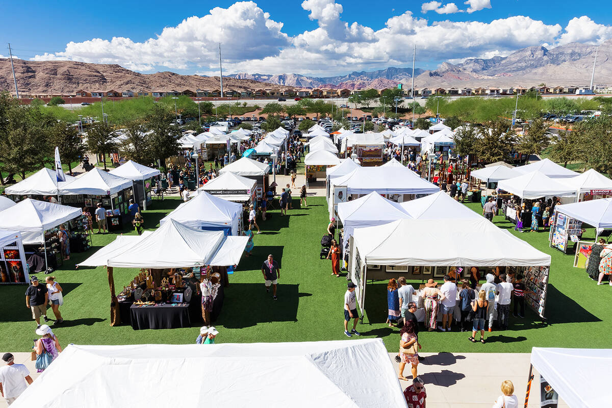 The Summerlin Festival of Arts features the works of more than 100 fine artists and craftsmen f ...