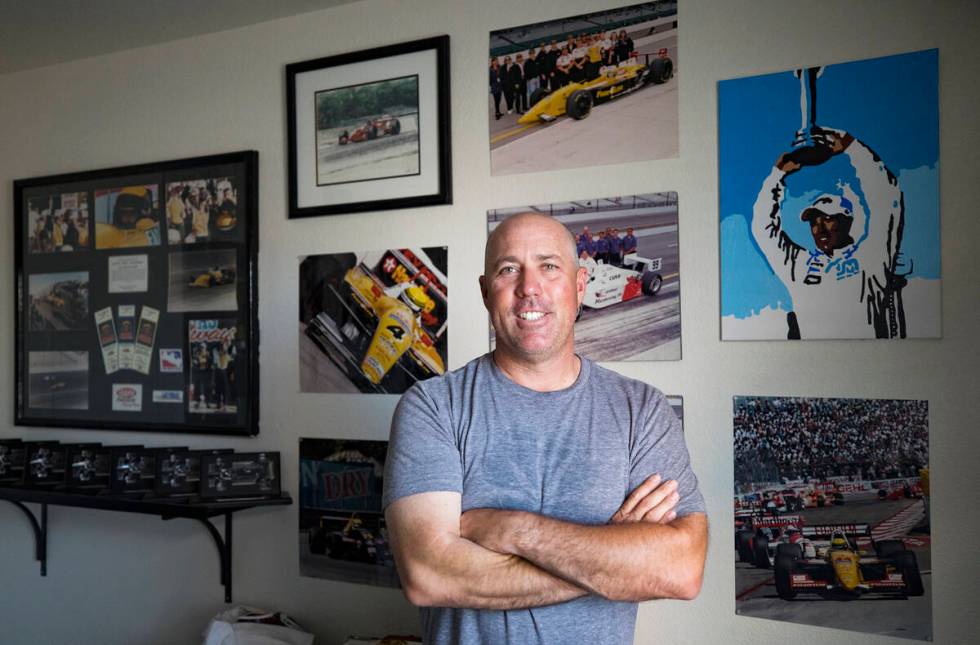 Richie Hearn, a former IndyCar racing driver who won the first major race at Las Vegas Motor Sp ...