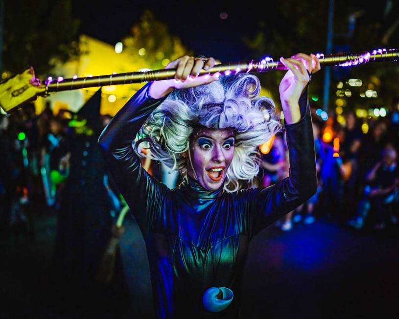 The frightfully fun, family-friendly Halloween parade runs along Park Centre Drive in Downtown ...