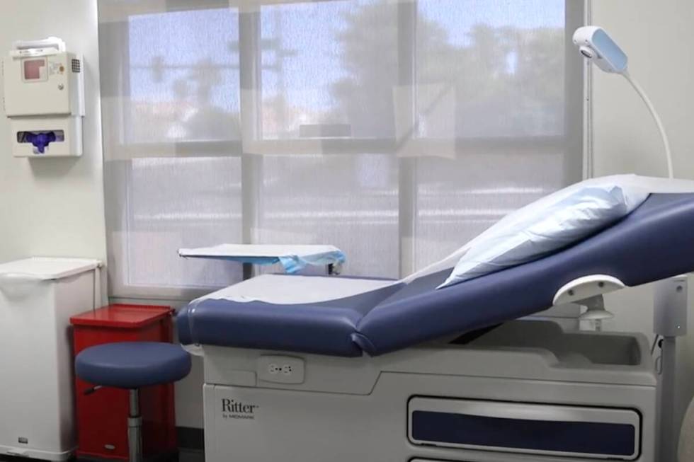 An exam room is shown at the city of Henderson's new Employee Health and Wellness Center on Wed ...