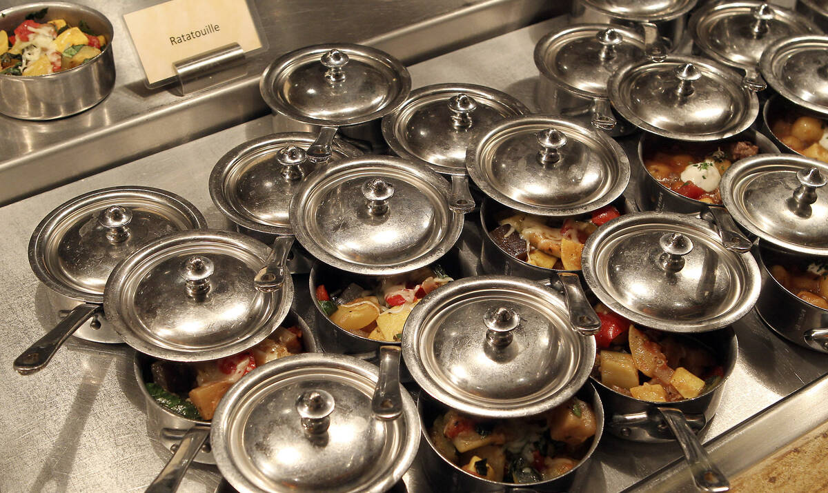 Wicked Spoon Buffet, Ratatouille served in small pots at the Cosmopolitan Thursday June 9, 2011 ...