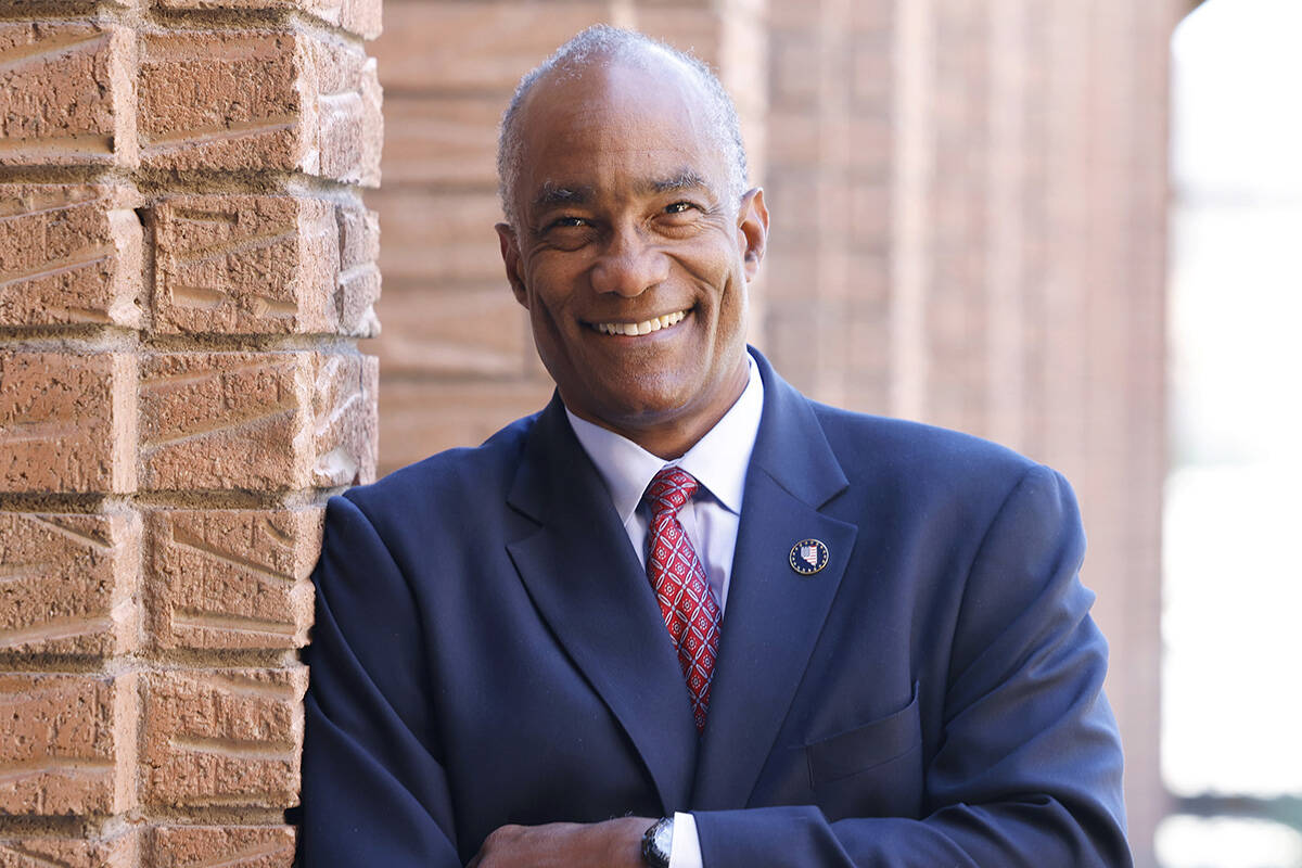 Retired Air Force Lt. Col. Tony Grady, Republican U.S. Senate candidate, poses for a photo befo ...