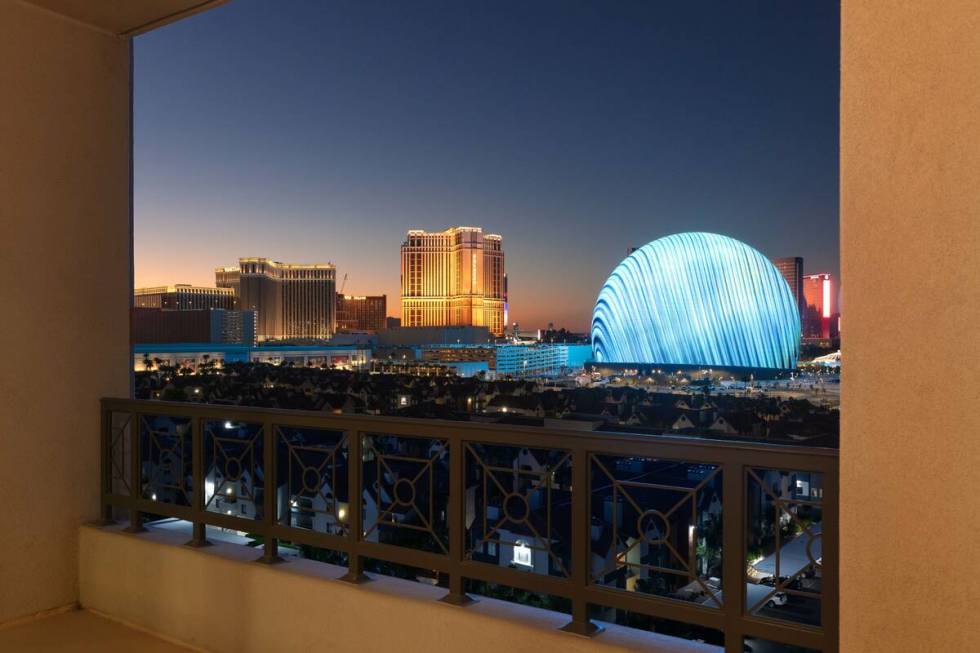 This Park Tower condo has unobstructed views of the Sphere. (Frank Napoli)