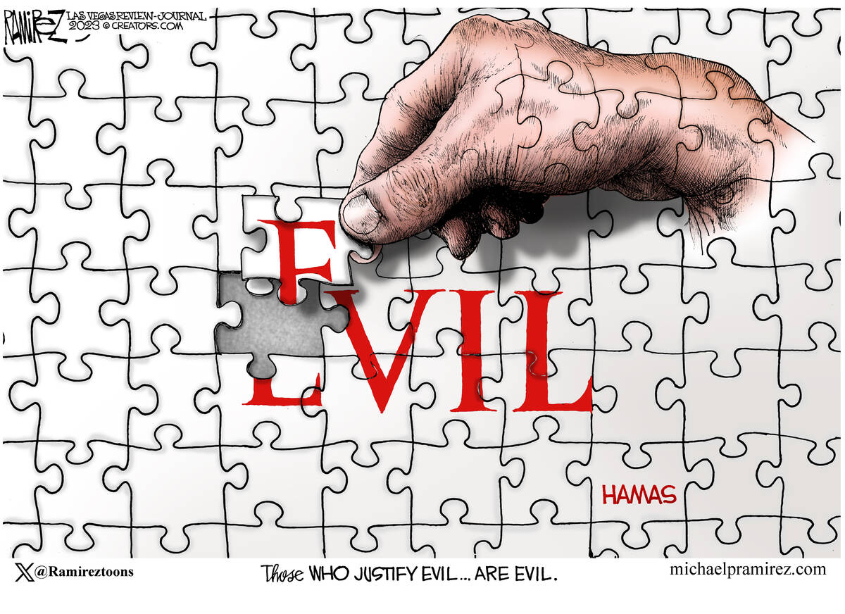 No puzzle: Defending evil is reprehensible.