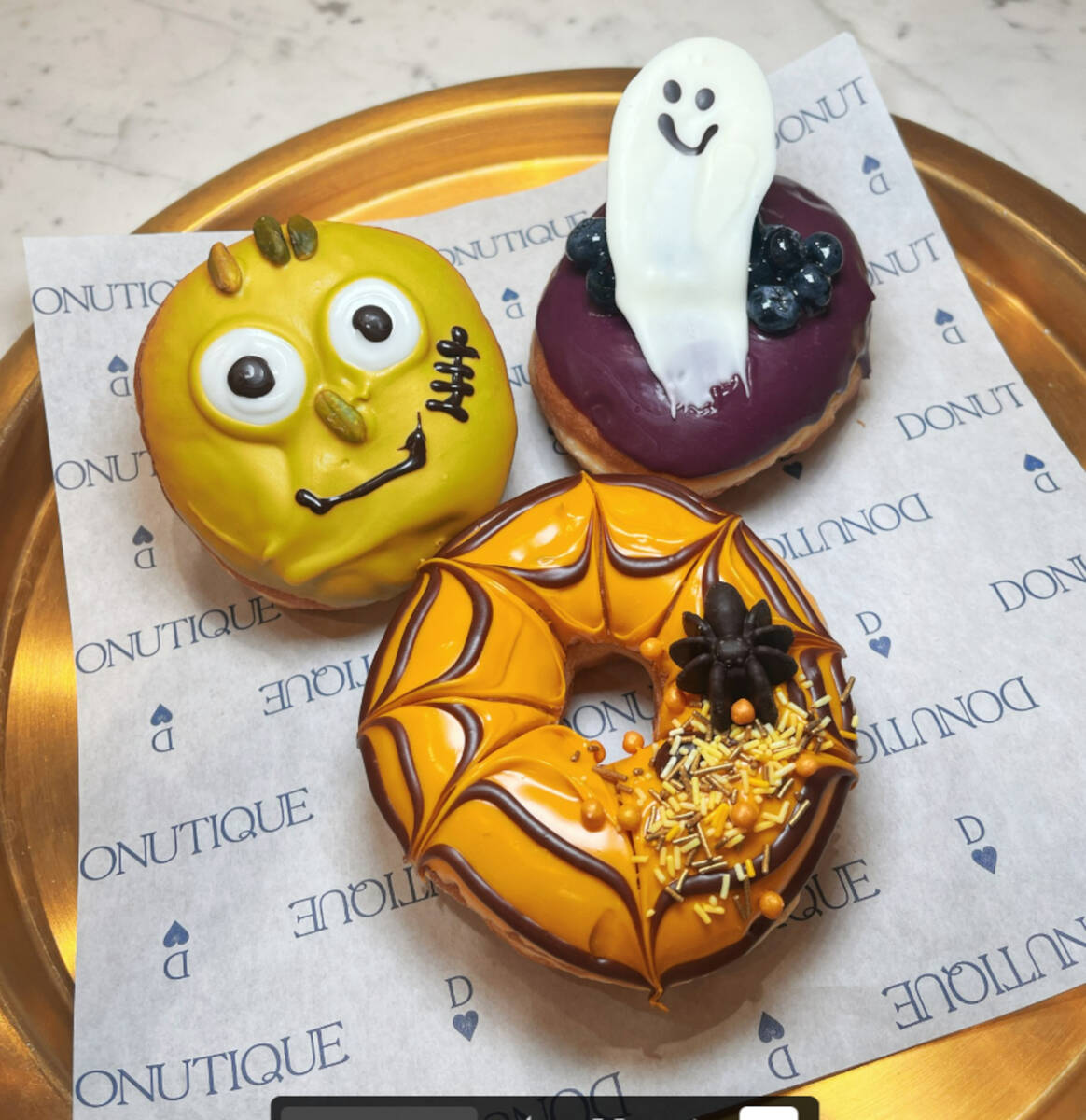 Donutique in The Venetian on the Las Vegas Strip is featuring three Halloween doughnuts through ...