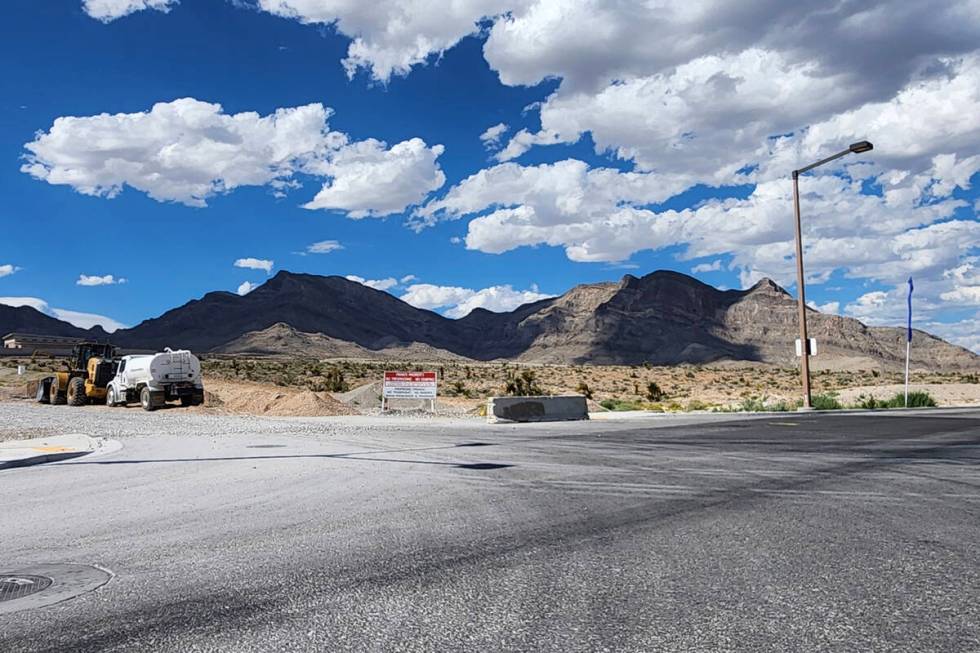 A developer is planning to build 92 lots on this land in the western portion of Summerlin. (Ci ...