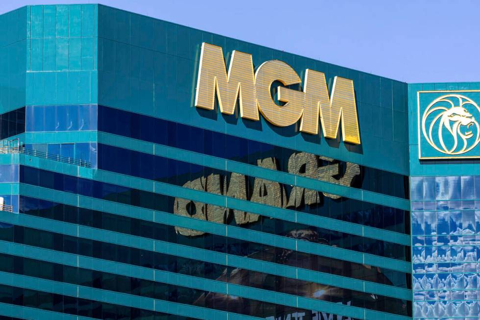 The MGM Grand stands Tuesday, Sept. 12, 2023, in Las Vegas. (L.E. Baskow/Las Vegas Review-Journ ...