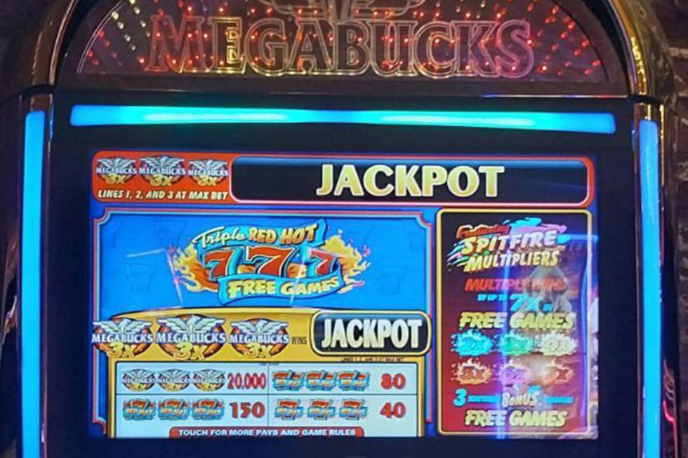 A slots player won $12,185,766 on Megabucks Spitfire Multipliers Triple Red Hot 7s on Wednesday ...