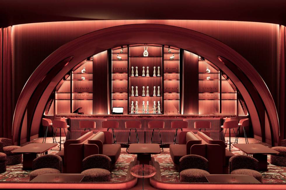 A rendering of Wax Rabbit speakeasy, the cocktail lounge from Clique Hospitality set to open in ...