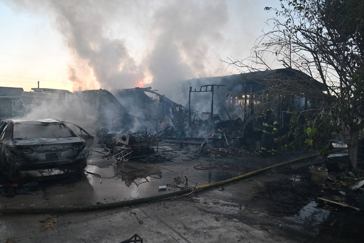 The cause of a Wednesday, Oct. 18, 2023, fire that killed two and injured on appeared to be acc ...