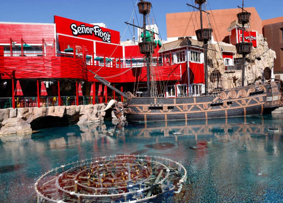 Señor Frog's Restaurant and Bar at Treasure Island is shown, on Wednesday, Oct. 25, 2023, ...