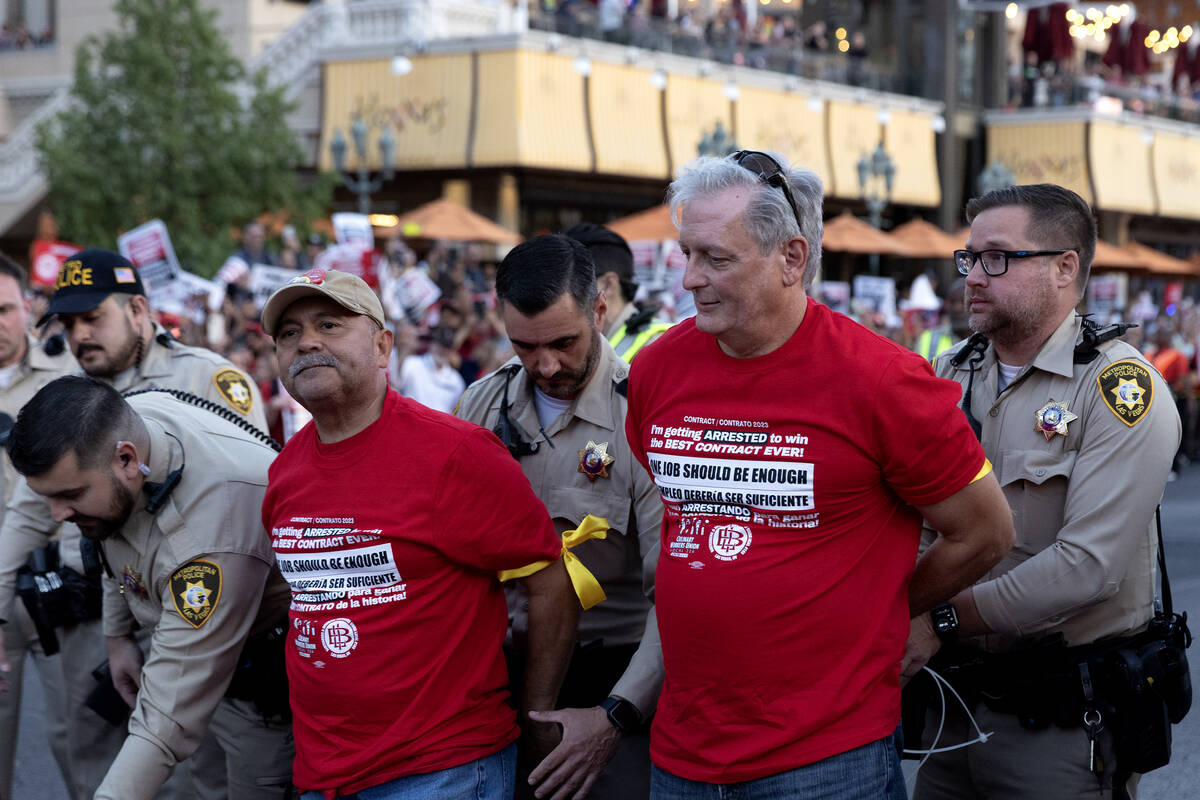 Ted Pappageorge, secretary-treasurer and former president for the Culinary Workers Union Local ...