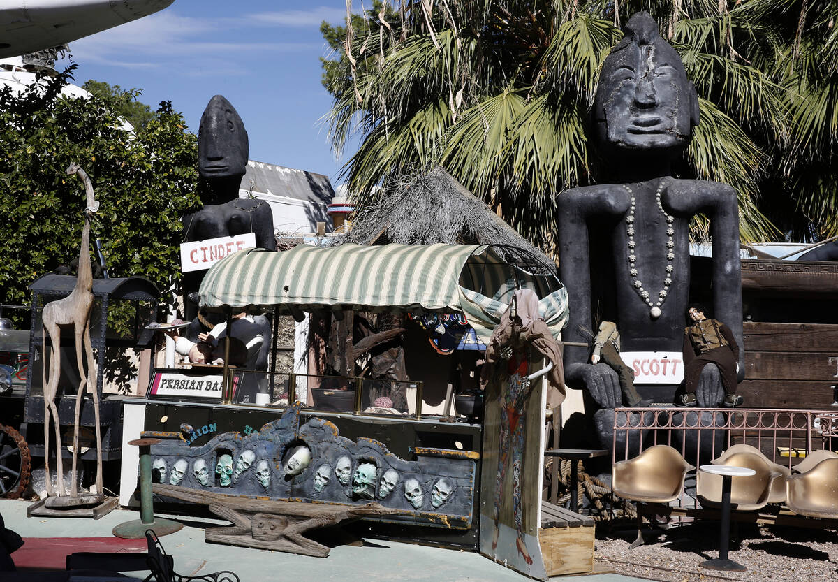 Lonnie Hammargren's collection at his Las Vegas home at 4300 Ridgercrest Drive, Thursday, Oct. ...