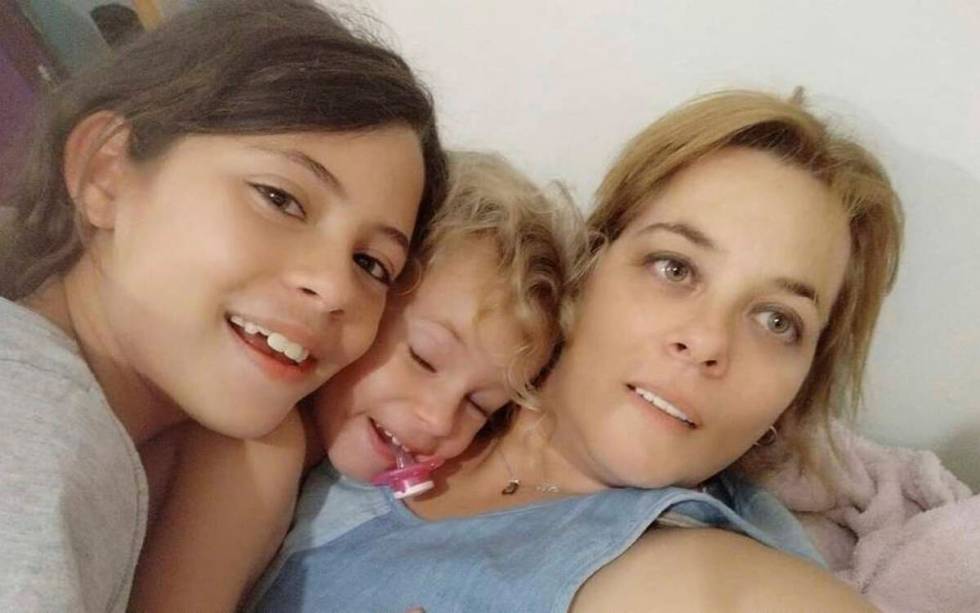 Dafna Elyakim, 15 and Ella Elyakim, 8, with their mother, Maayan Ziv. Dafna and Ella have been ...