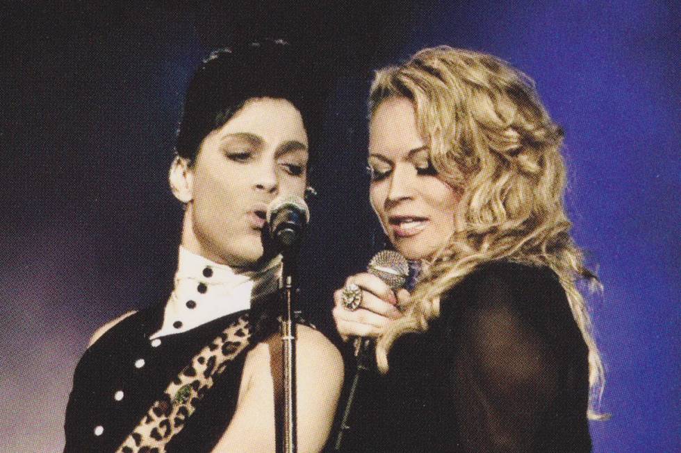 Prince singing with Elisa Fiorillo in 2012 in Australia. (Justine Walpole/courtesy photo)