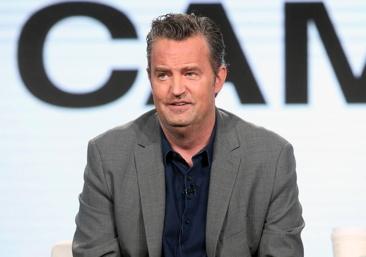 Matthew Perry speaks onstage during the 2017 Winter Television Critics Association Press Tour a ...