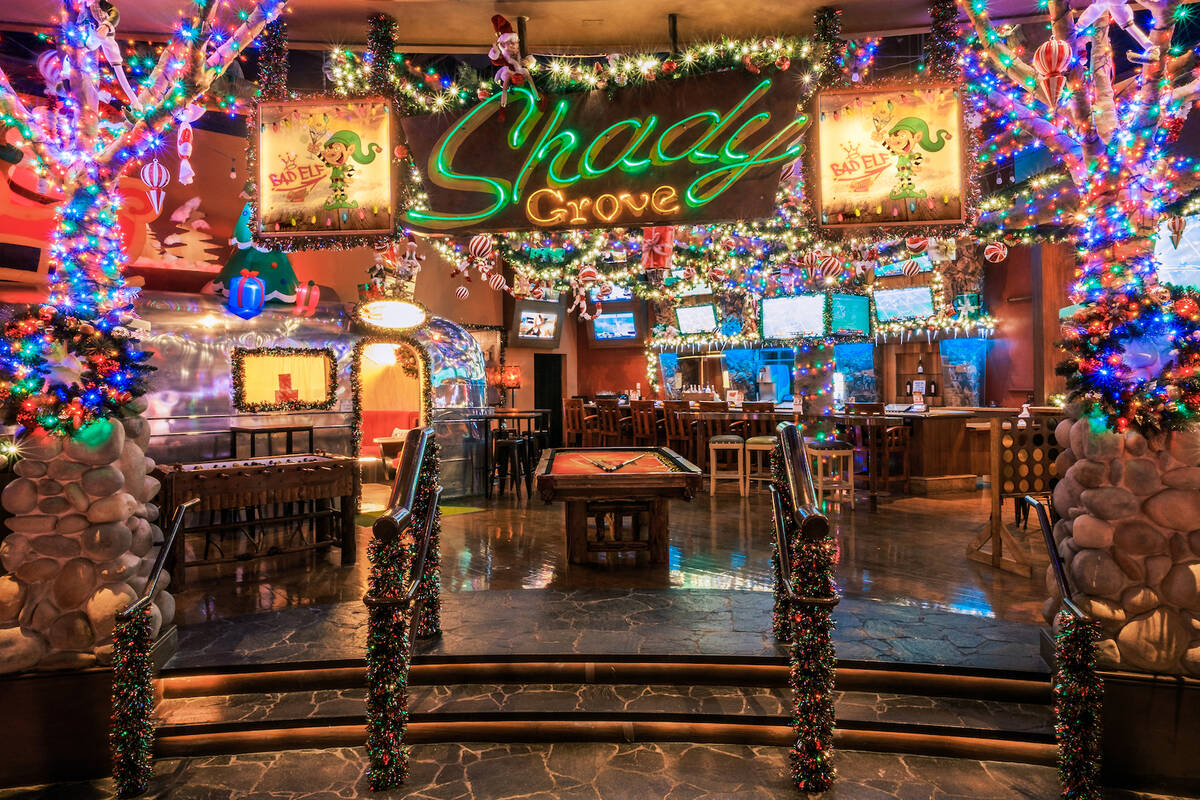 The Bad Elf Pop-Up Bar Returns to Shady Grove Lounge in Silverton Casino in Las Vegas from Nov. ...