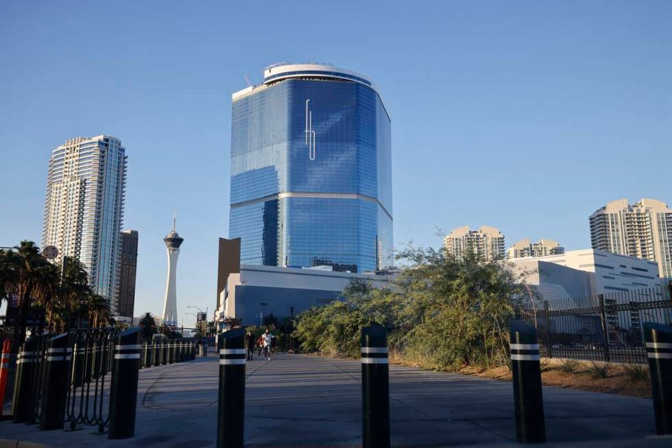 Fontainebleau Las Vegas is seen, Thursday, July 13, 2023, in Las Vegas. (Chitose Suzuki/Las Veg ...