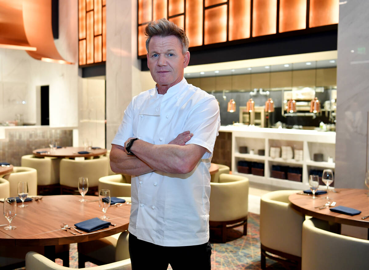 Chef Gordon Ramsay will curate menus and tell stories during two special meals. (Denise Truscello)