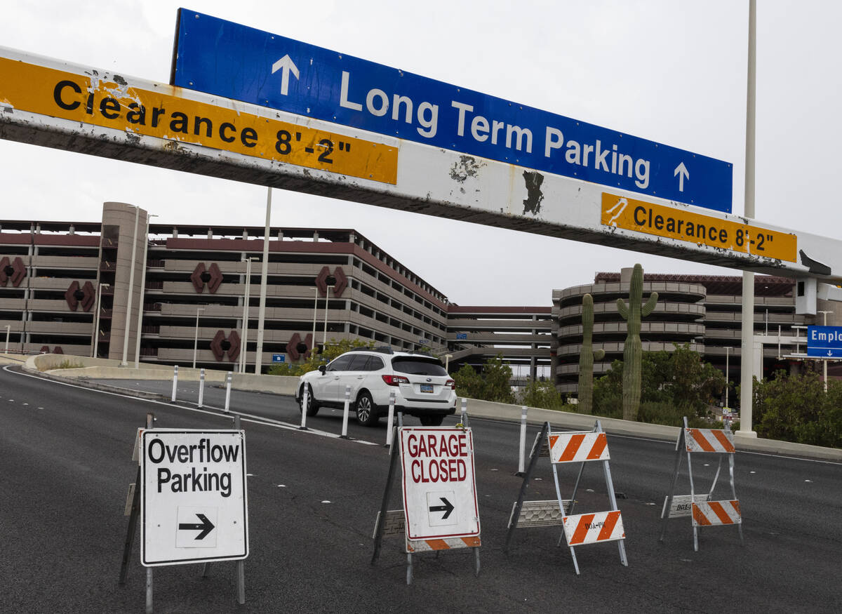 Harry Reid International Airport is warning travelers that it expects to be busier than usual i ...