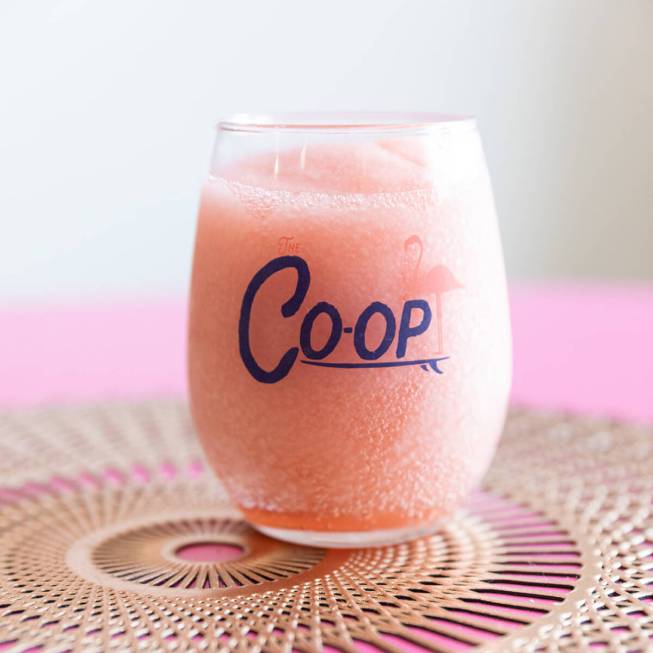 The Co-op Frosé & Eatery opened in fall 2023 at Resorts World on the Las Vegas Strip. (The Co- ...