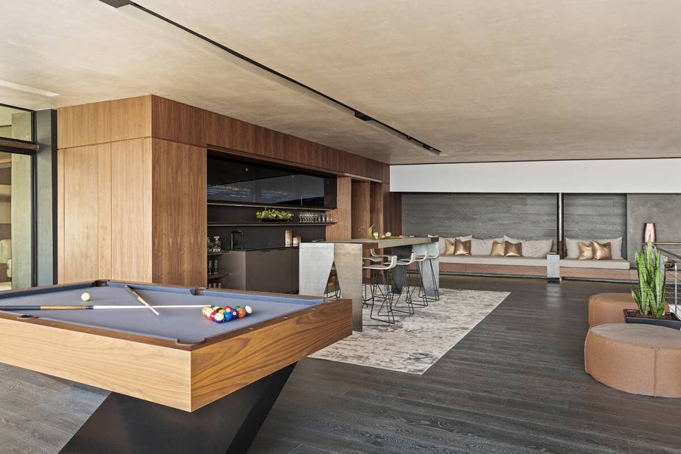 The game room. (Douglas Elliman of Las Vegas)