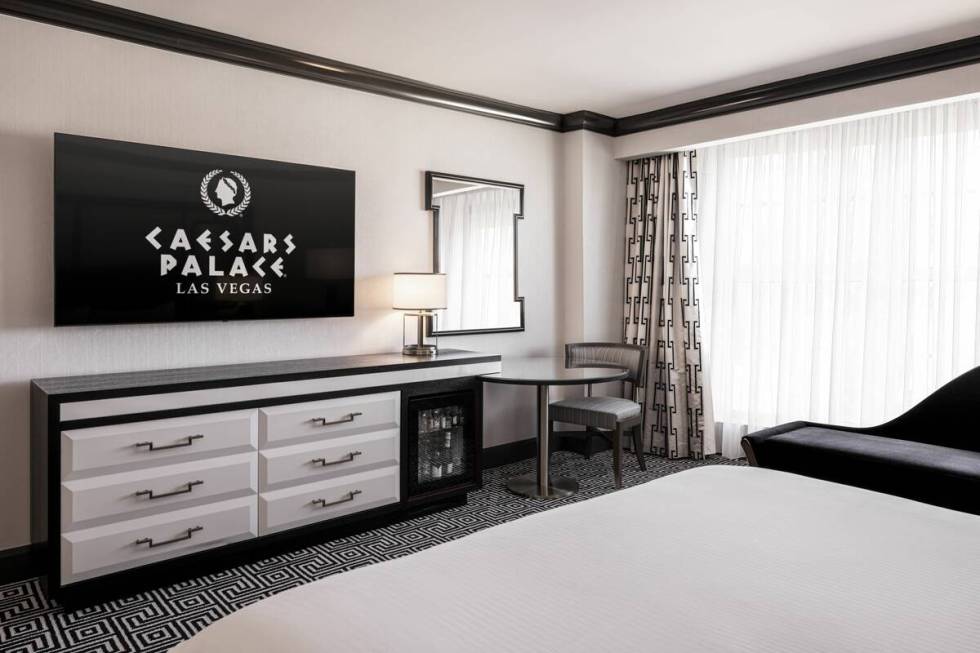 A look into the recently renovated rooms in the Colosseum Tower at Caesars Palace. (Caesars Ent ...