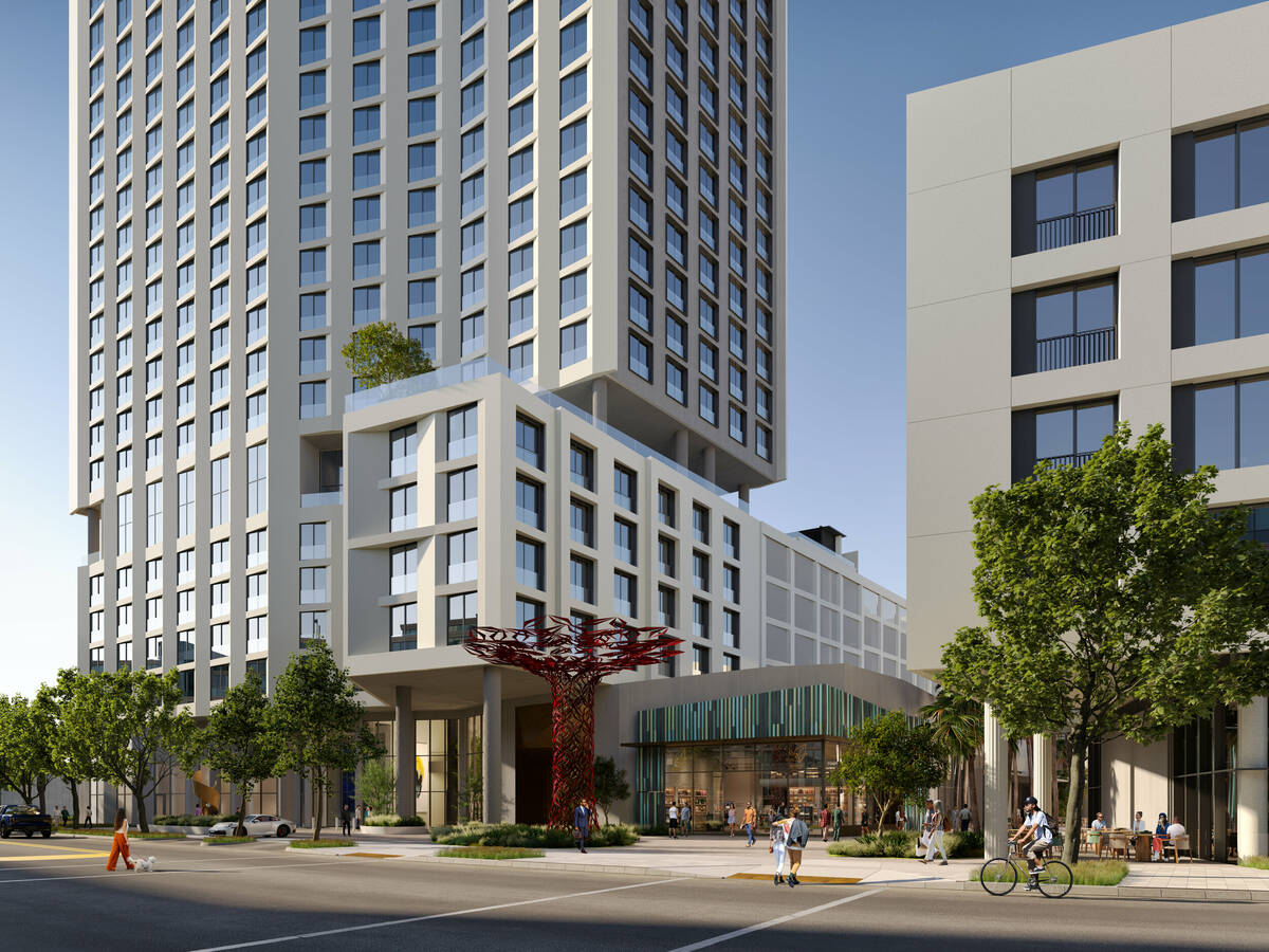 Retail, dining and public spaces are planned for the ground floor at Cello Tower. (Red Ridge De ...