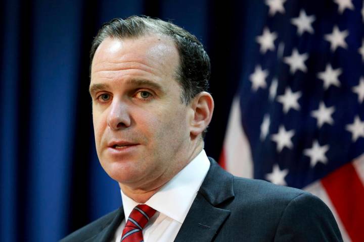 FILE - In this June 7, 2017, file photo, Brett McGurk. McGurk, President Joe Biden’s coordina ...