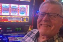 John from Texas is all smiles after winning nearly $1.4 million on Wheel of Fortune at Paris on ...