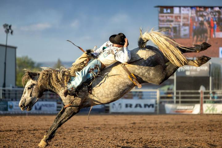 Bareback rider Keenan Hayes chose rodeo as his sport after breaking his jaw while bull riding a ...