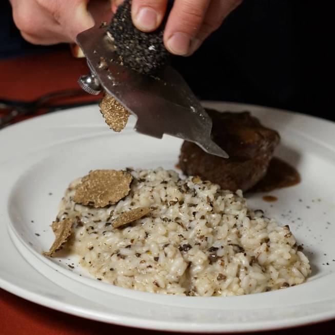 Gaetano's Ristorante in Henderson is offering a truffle menu, including filet mignon and risott ...